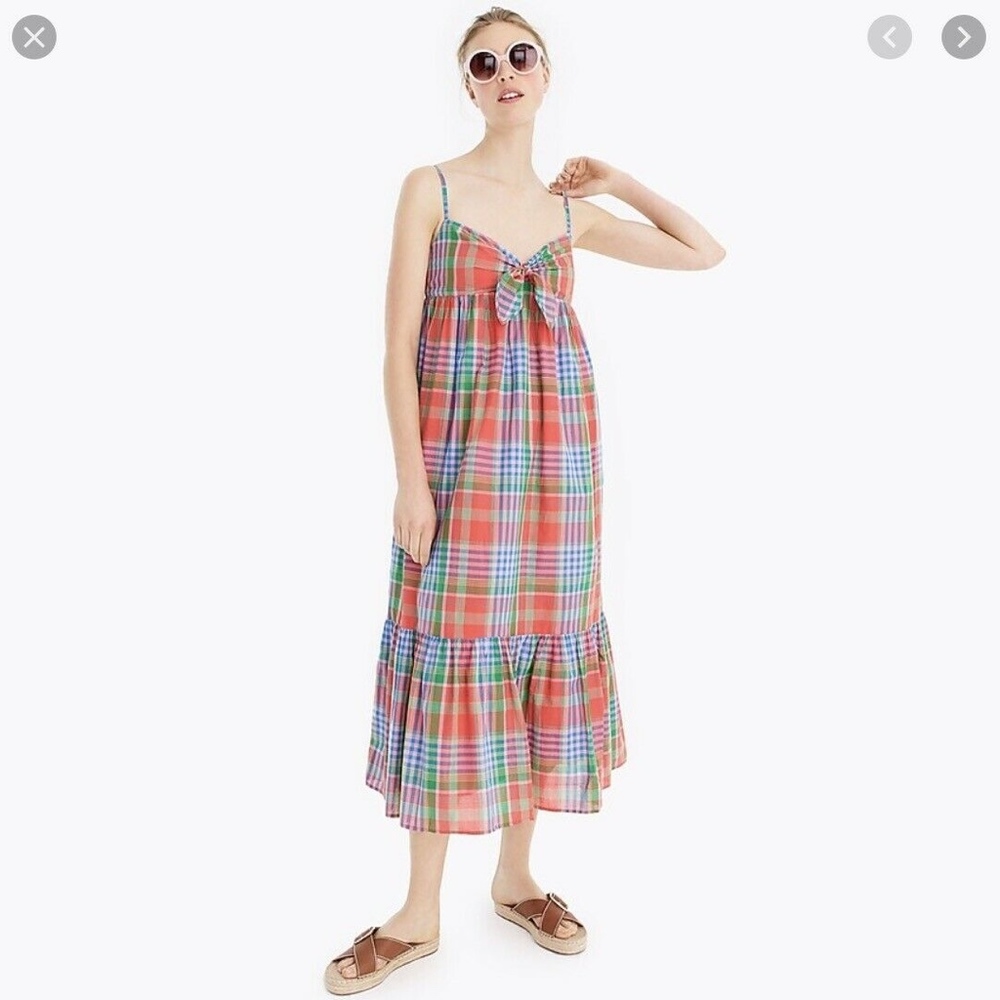 NWT J. Crew Tiered Voile Midi Dress XXS